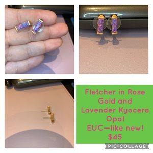 Kendra Scott Fletcher bar earrings. Studs. *RARE*